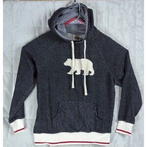 Little Blue House Heritage California Bear Pullover Hoodie Women's Sz Medium